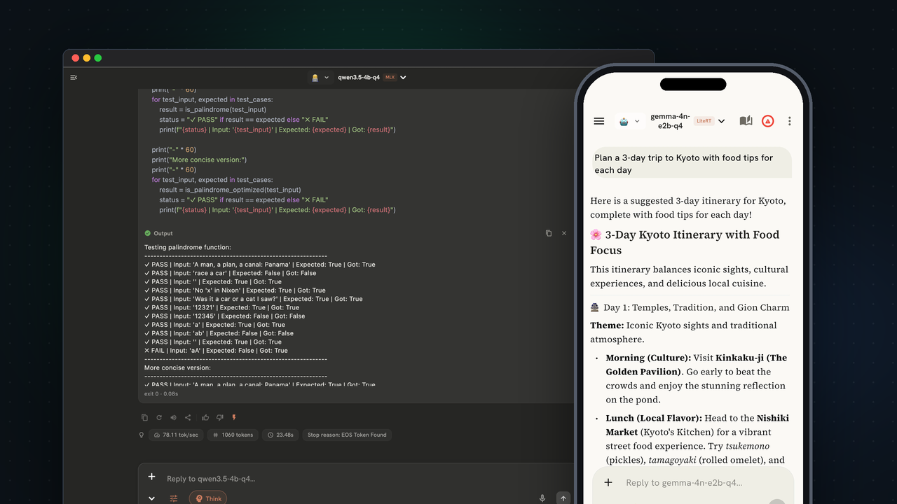 Android and Mac, today